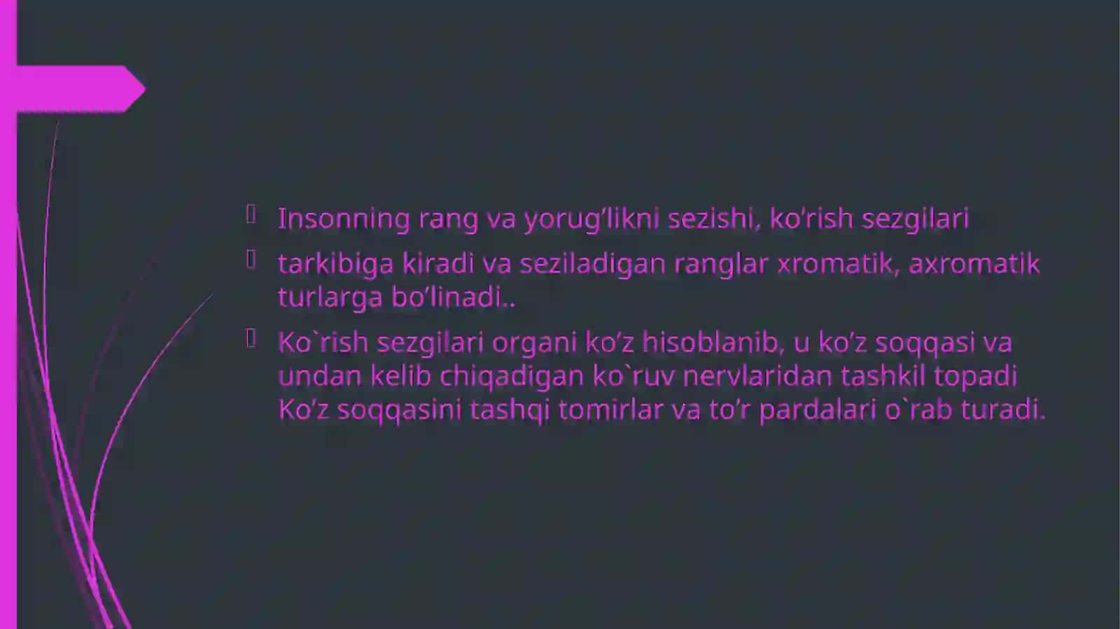 Sezgi va idrokning psixologik mohiyati, fiziologiyasi. 4