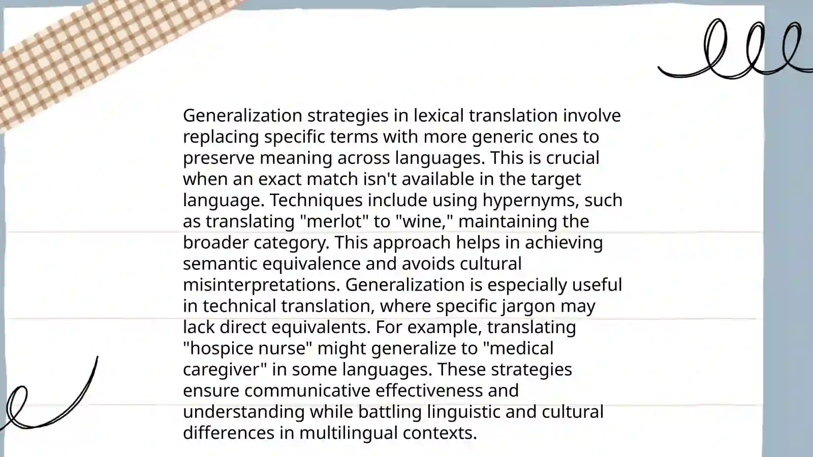 Plan: 1. Concretization in Lexical Translation 4