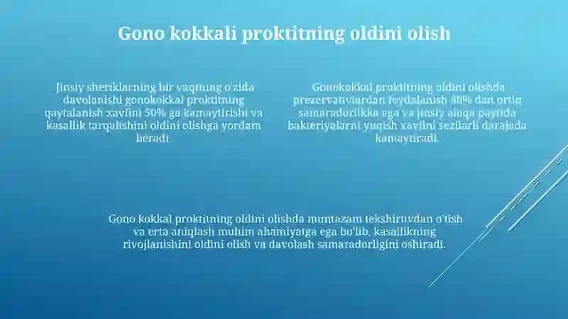Qiz bolalar soʻzagi. Gonoblinoreya va uning pirofilaktikasi gonokokkli proktik 4