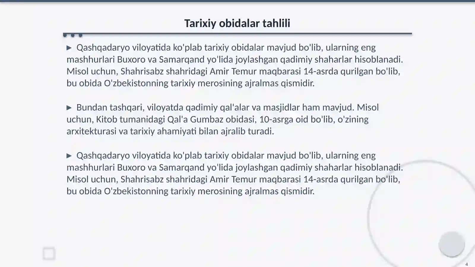 Qashqadaryo viloyatining tarixi va madaniyati 4