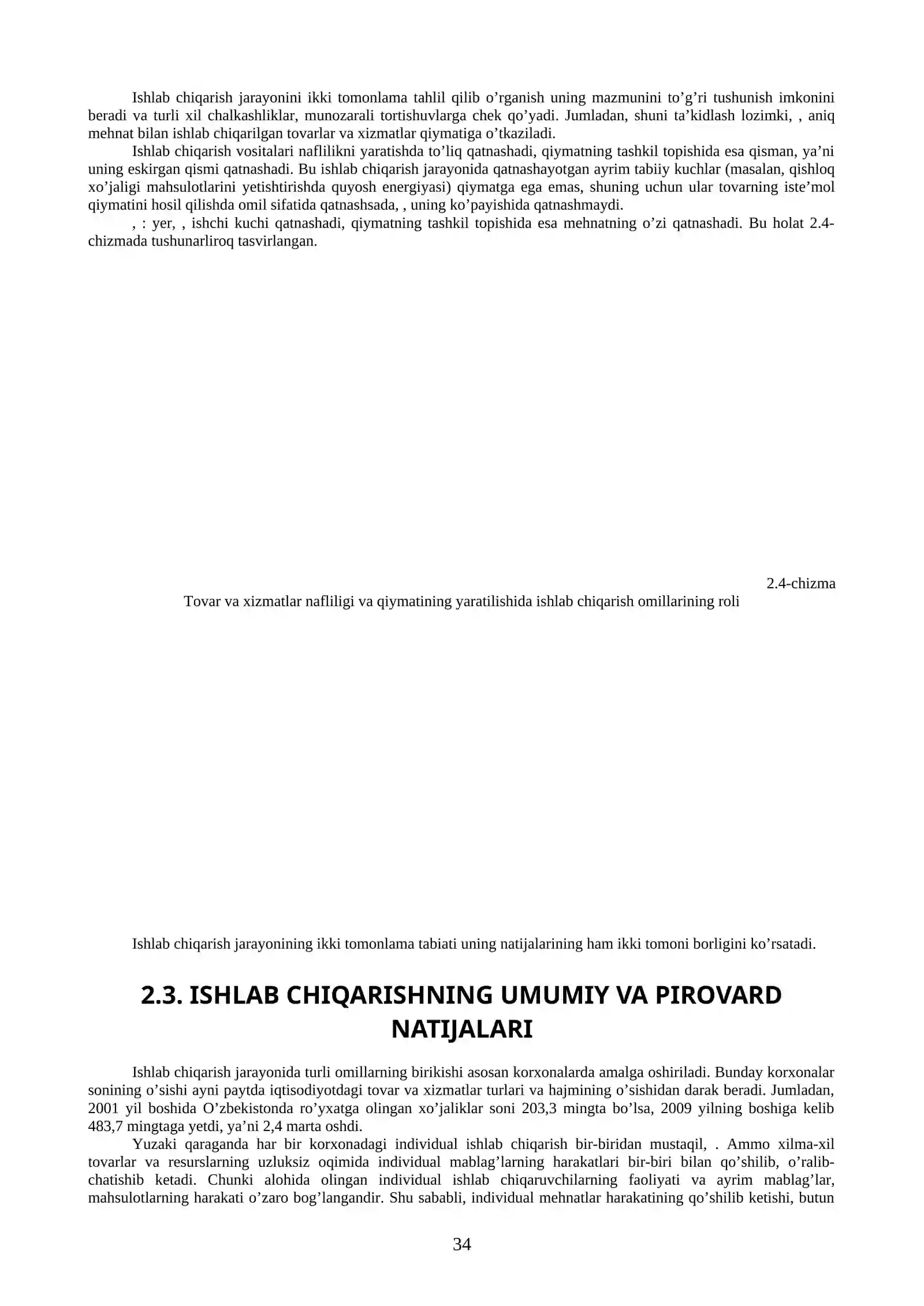 Ishlab chiqarish jarayoni va uning natijalari 4