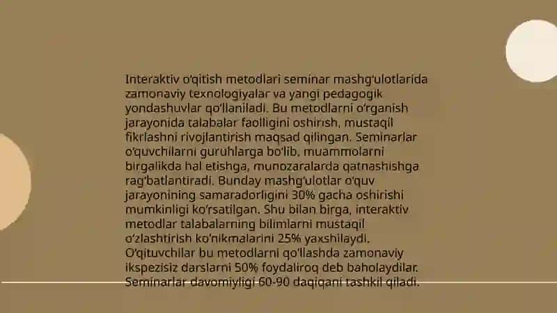 Pedagogik texnologiyalarni qoʻllash metodikasi 4