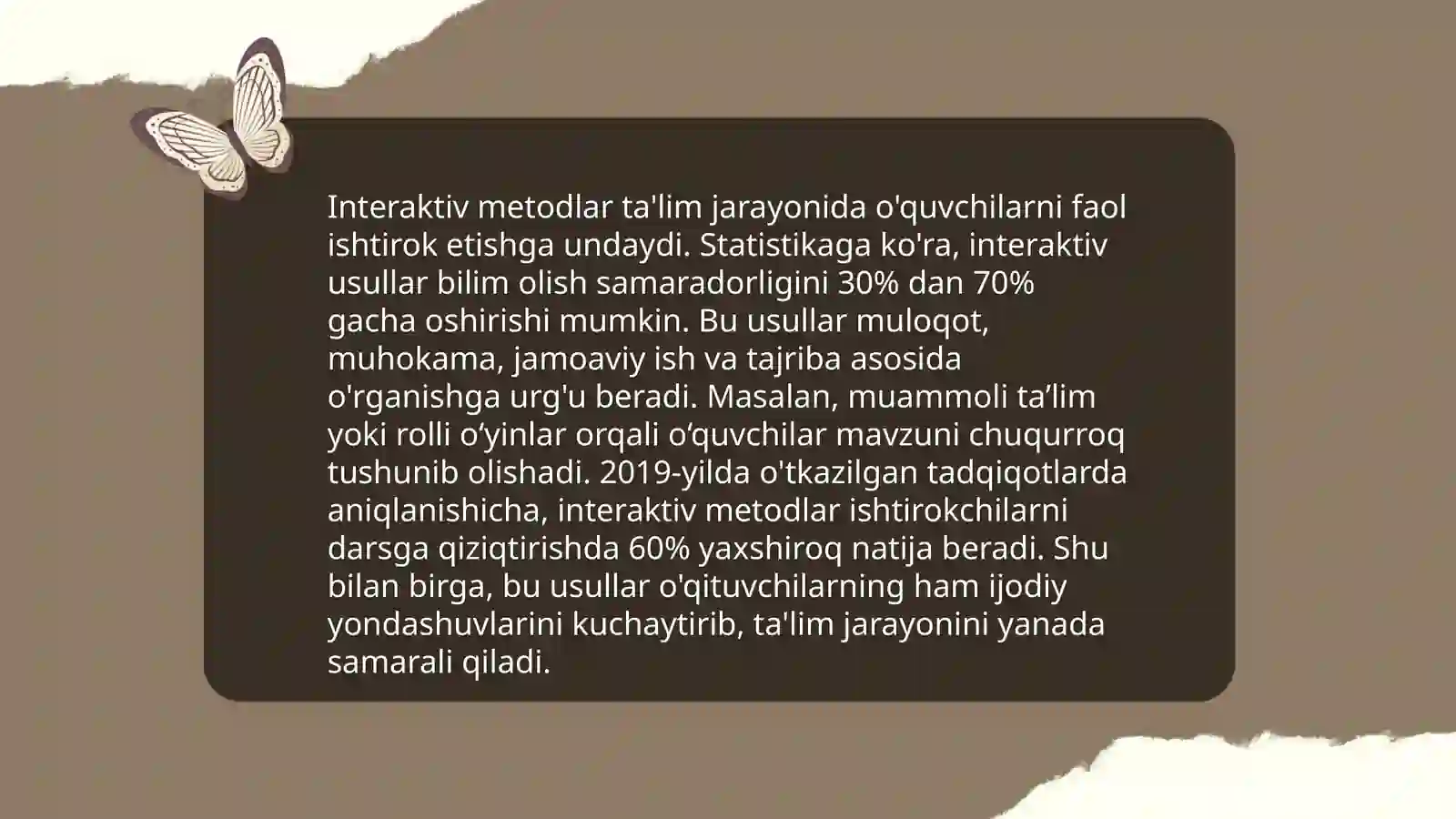 O‘qitishning interfaol modeli 4