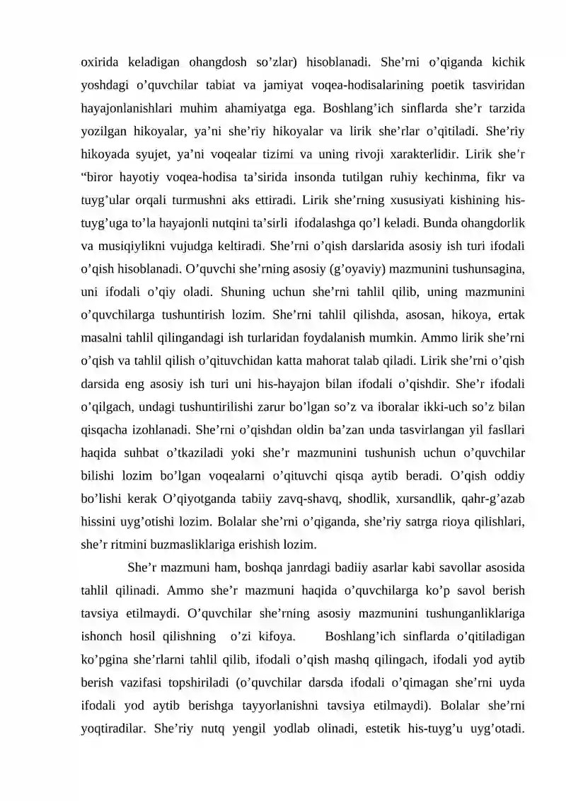 Masal va she’rni o’qish usuliyoti 4