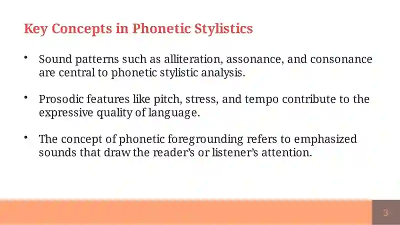 Phonetic Stylistics 4