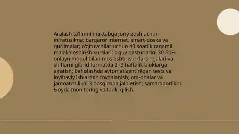 Umumiy o'rta ta'lim maktablarida o'qitish jarayonlarini tashkil etishga doir zamonaviy yondashuvlar 4