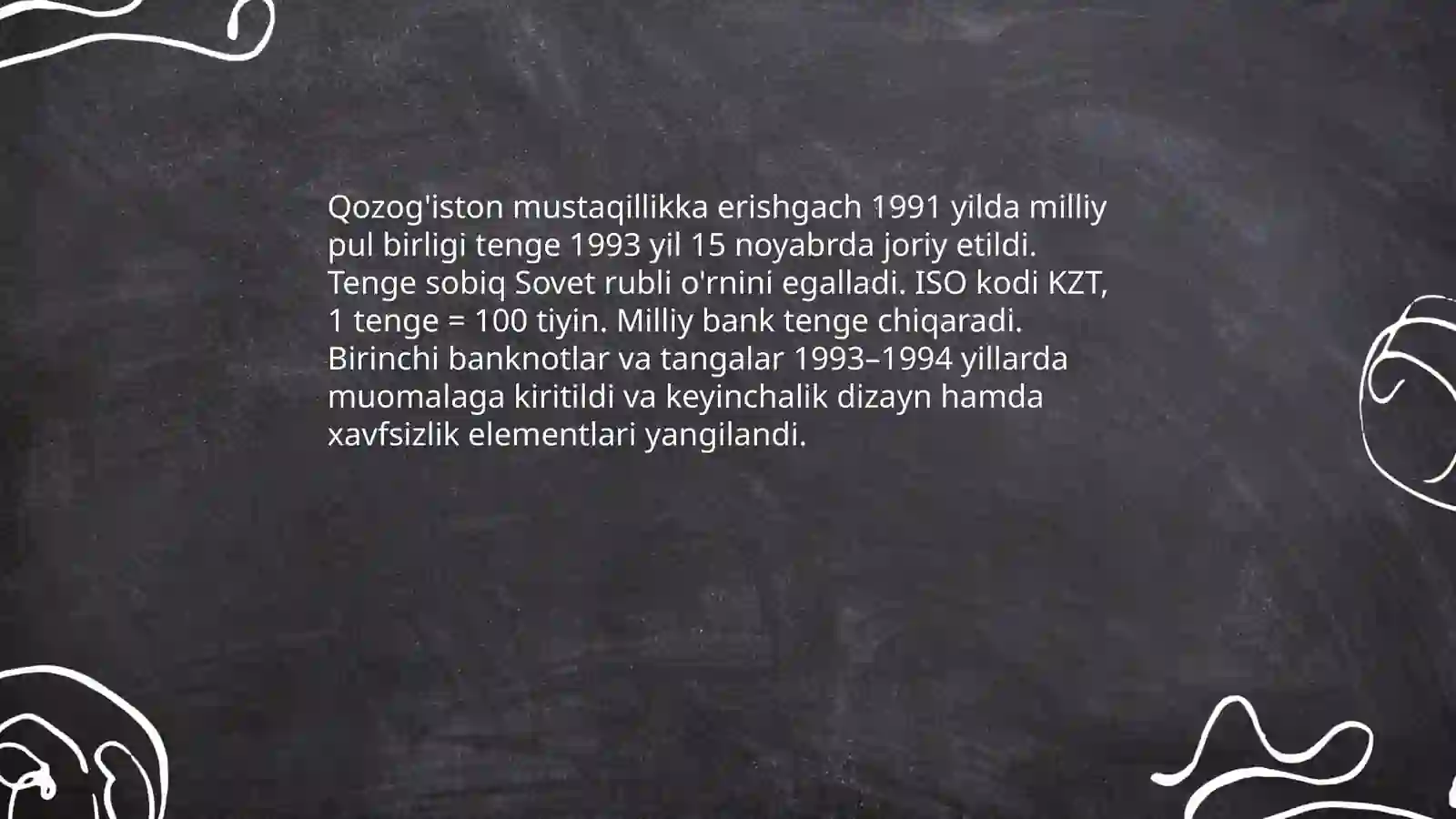 Qozog'iston pul birligi 4