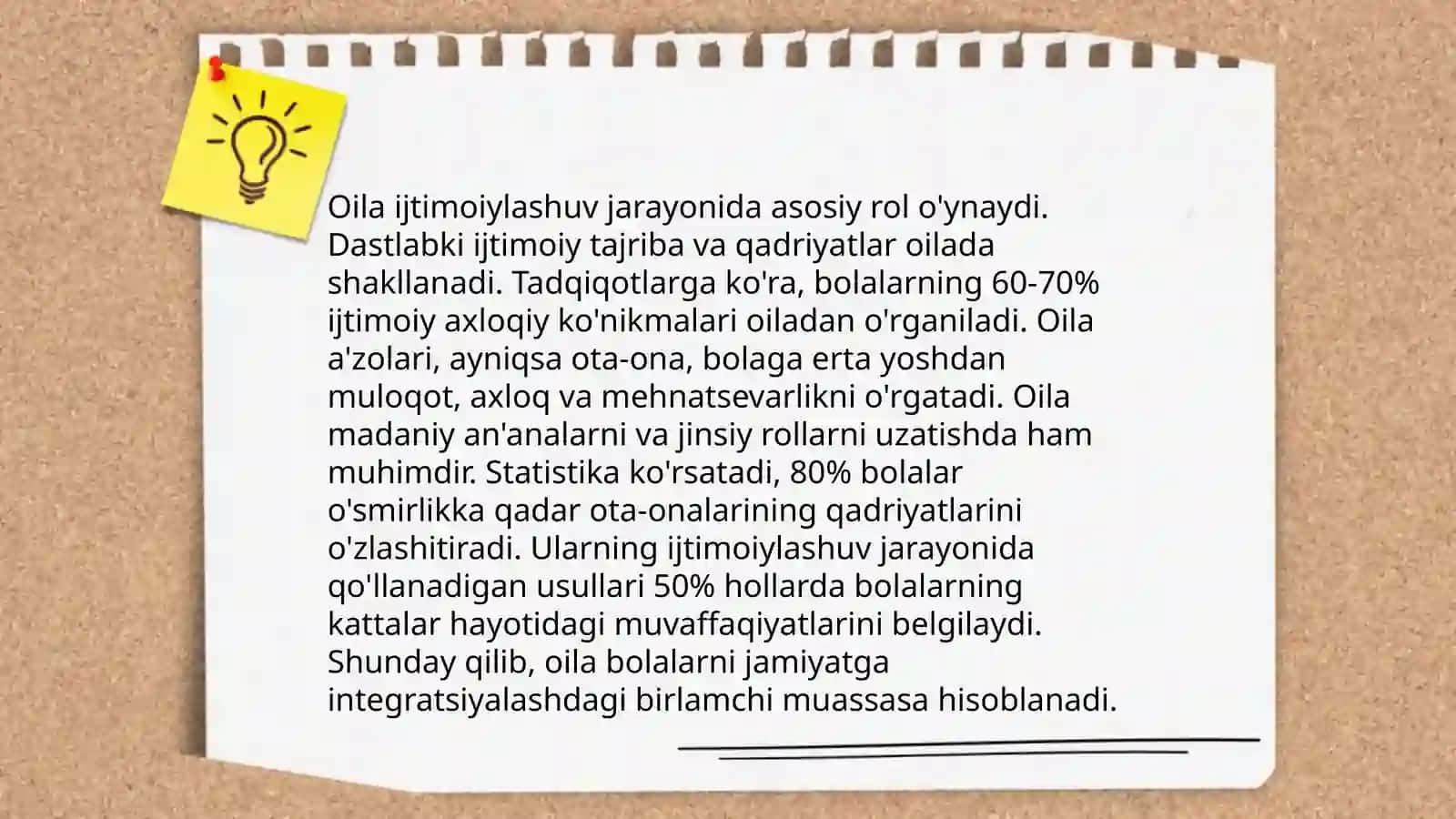Shaxs rivojlanishi va ijtimoiylashuvi 4