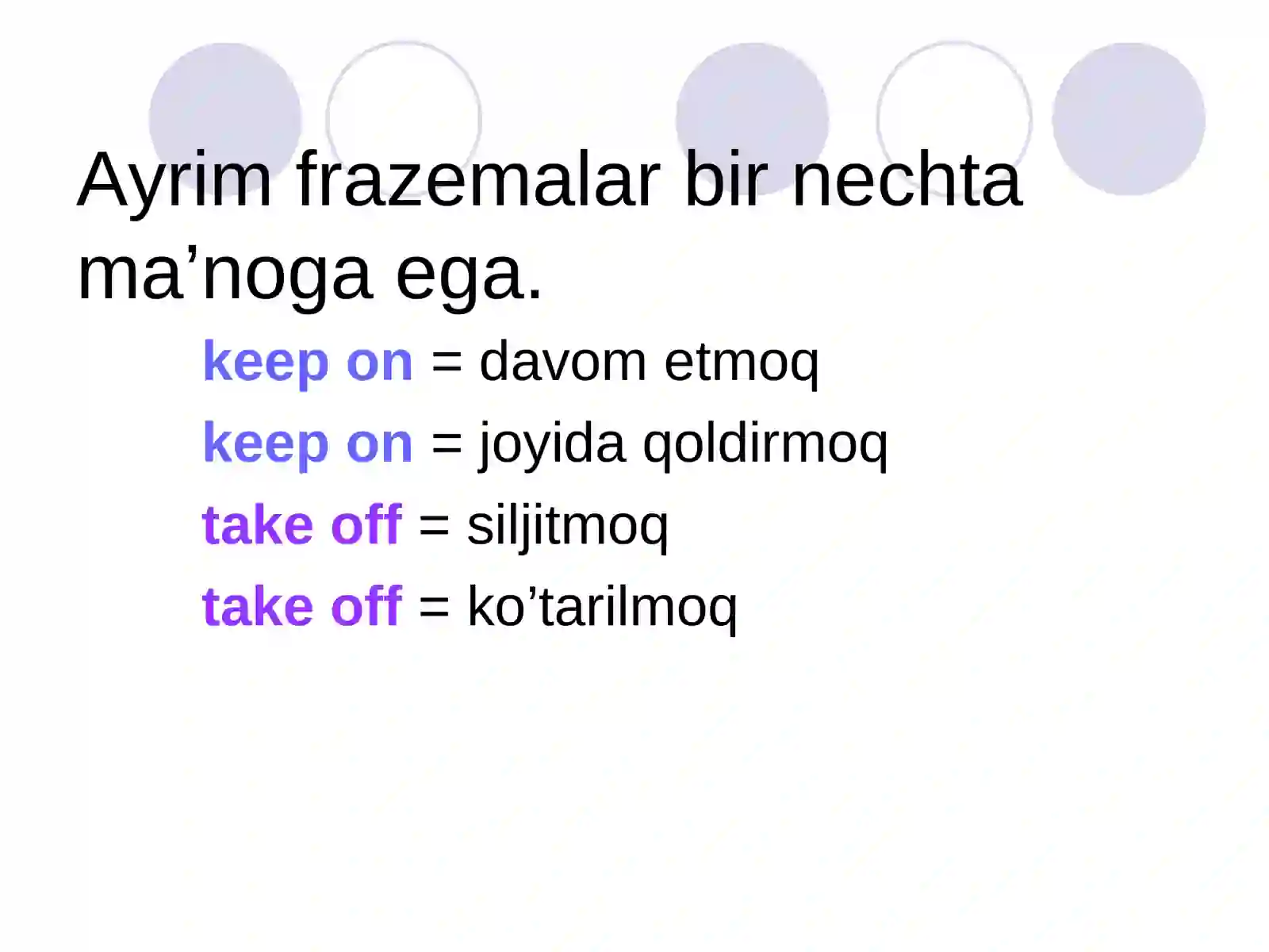 Phrasal Verbs 4