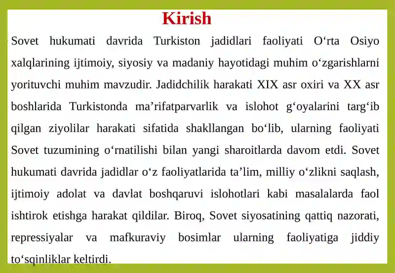 Sovethukumatida Turkiston jadidlari faoliyati 4