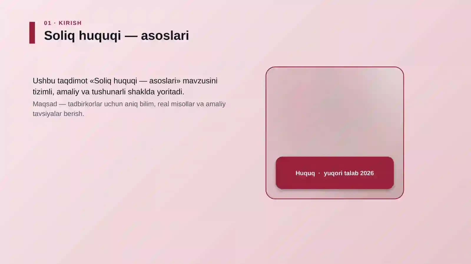 Soliq huquqi — asoslari 4