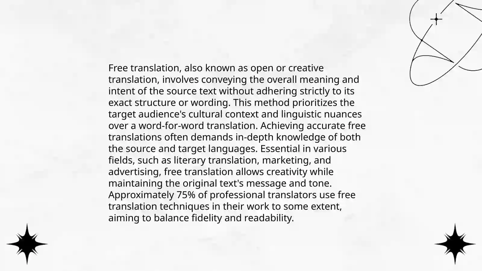General features of translation 4
