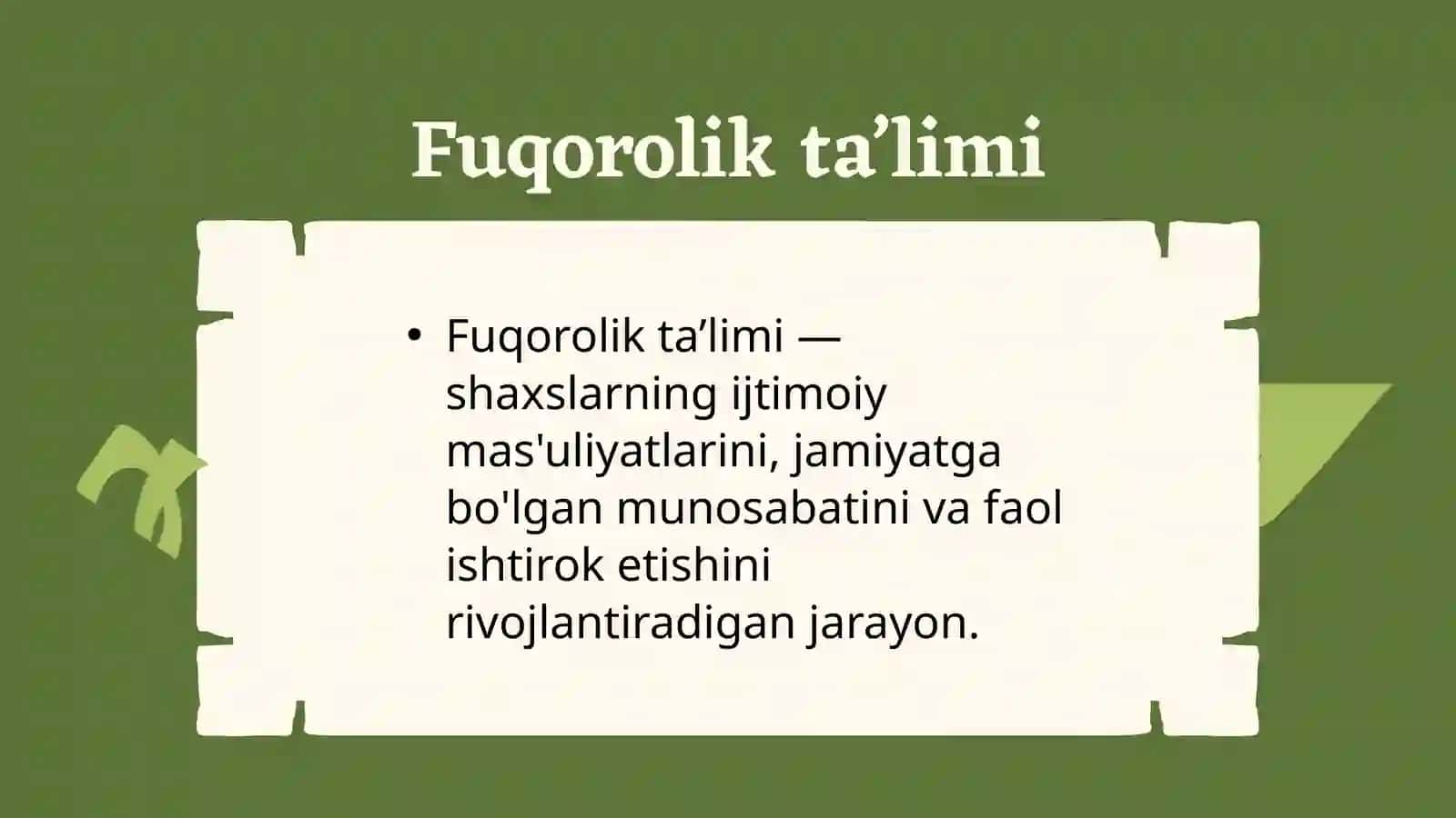 Fuqorolik va huquqiy ta'lim: Korrelyatsiya muammosi 4