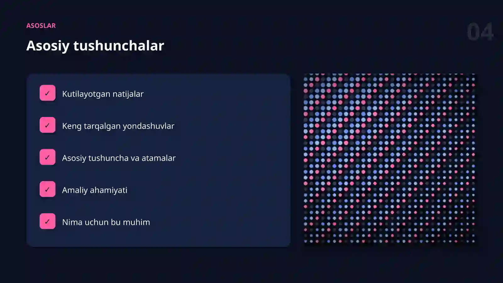 Datasetlar va ma'lumot 4