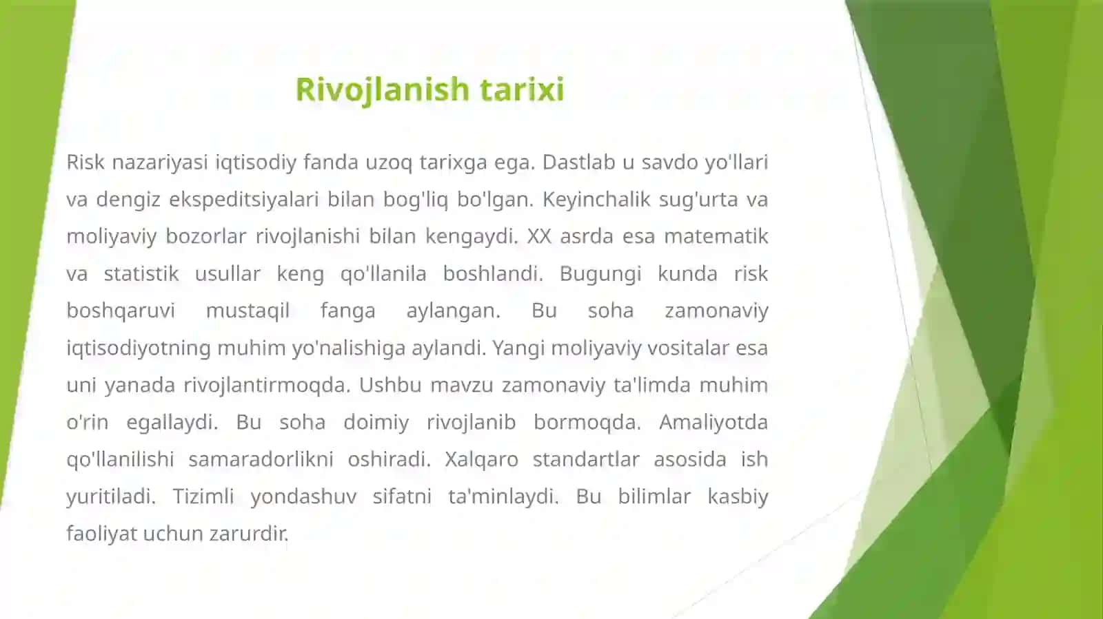 TADBIRKORLIK FAOLIYATIDA BIZNES RISKLARINI BOSHQARISH 4