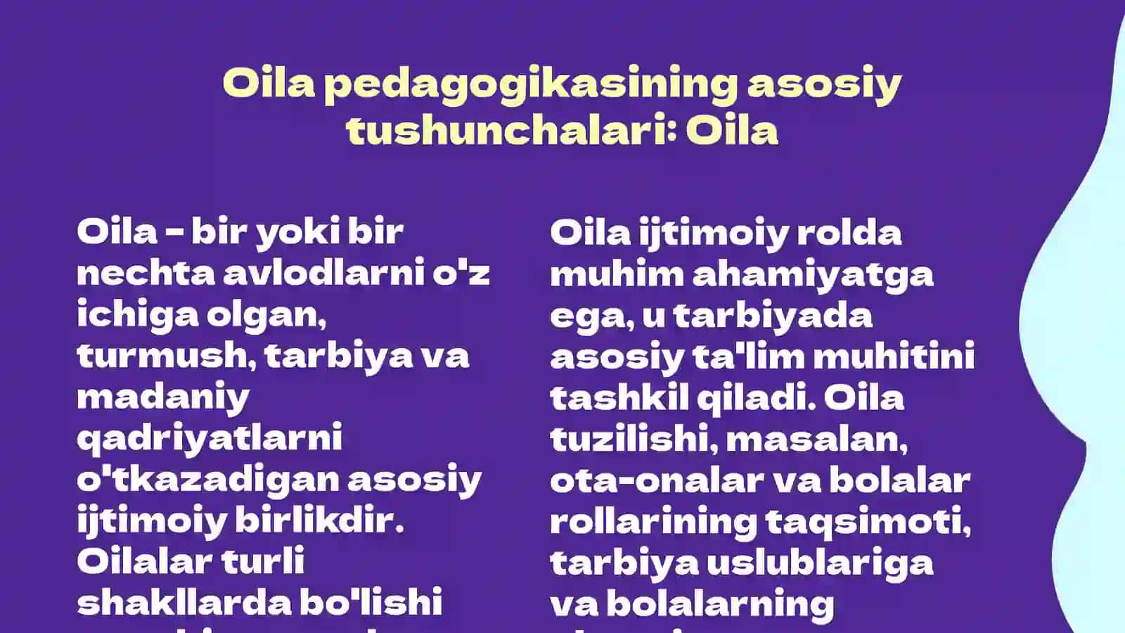 Ozbekistonda oila pedagogikasi fani rivojlanishi 4