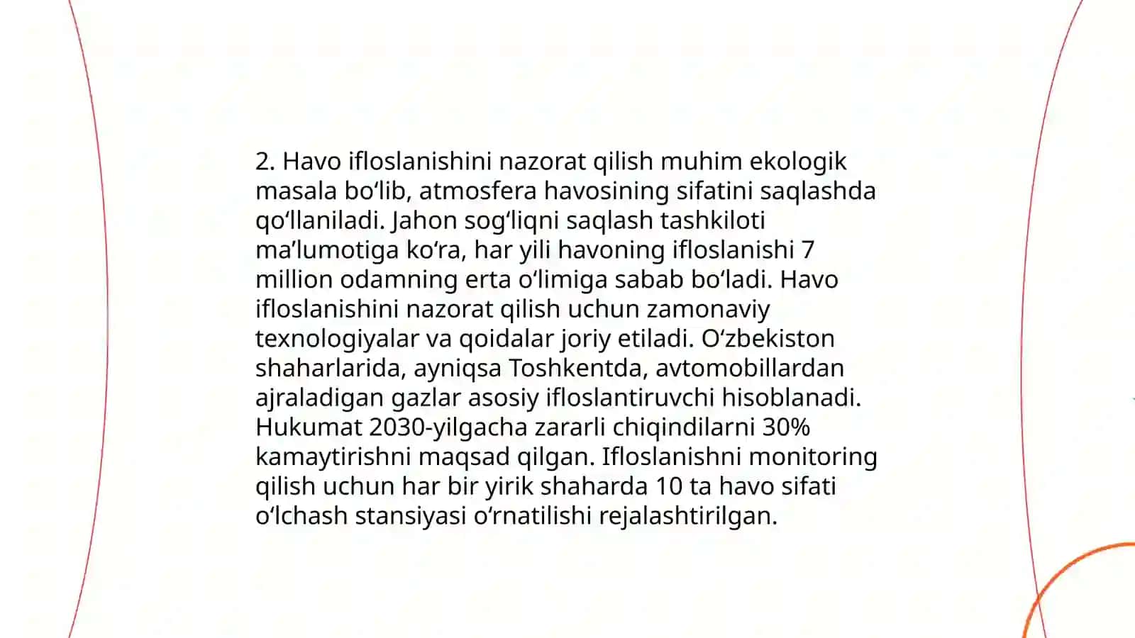 ANTROPOGENNING BIOSFERAGA TA'SIRINI KAMAYTIRISH UCHUN KURASHAMIZ! Po'latova Bahoroy 4
