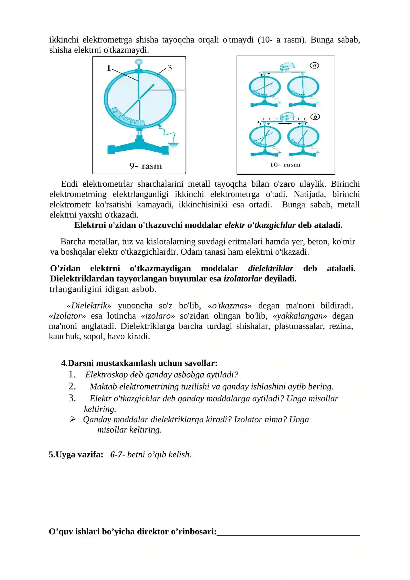 Jismlarning elektrlanishi 4