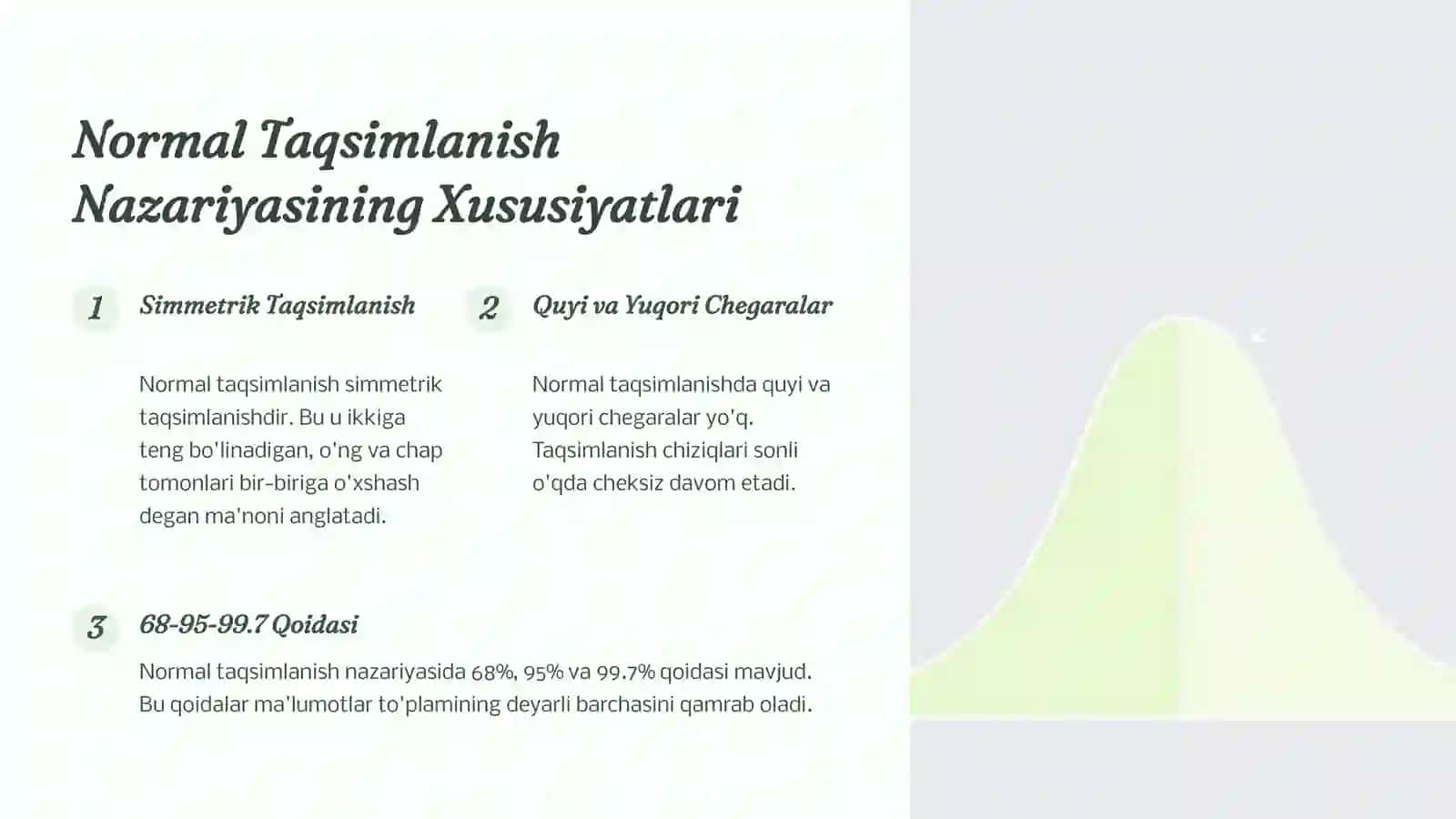 Normal Taqsimlanish Nazariyasi 4