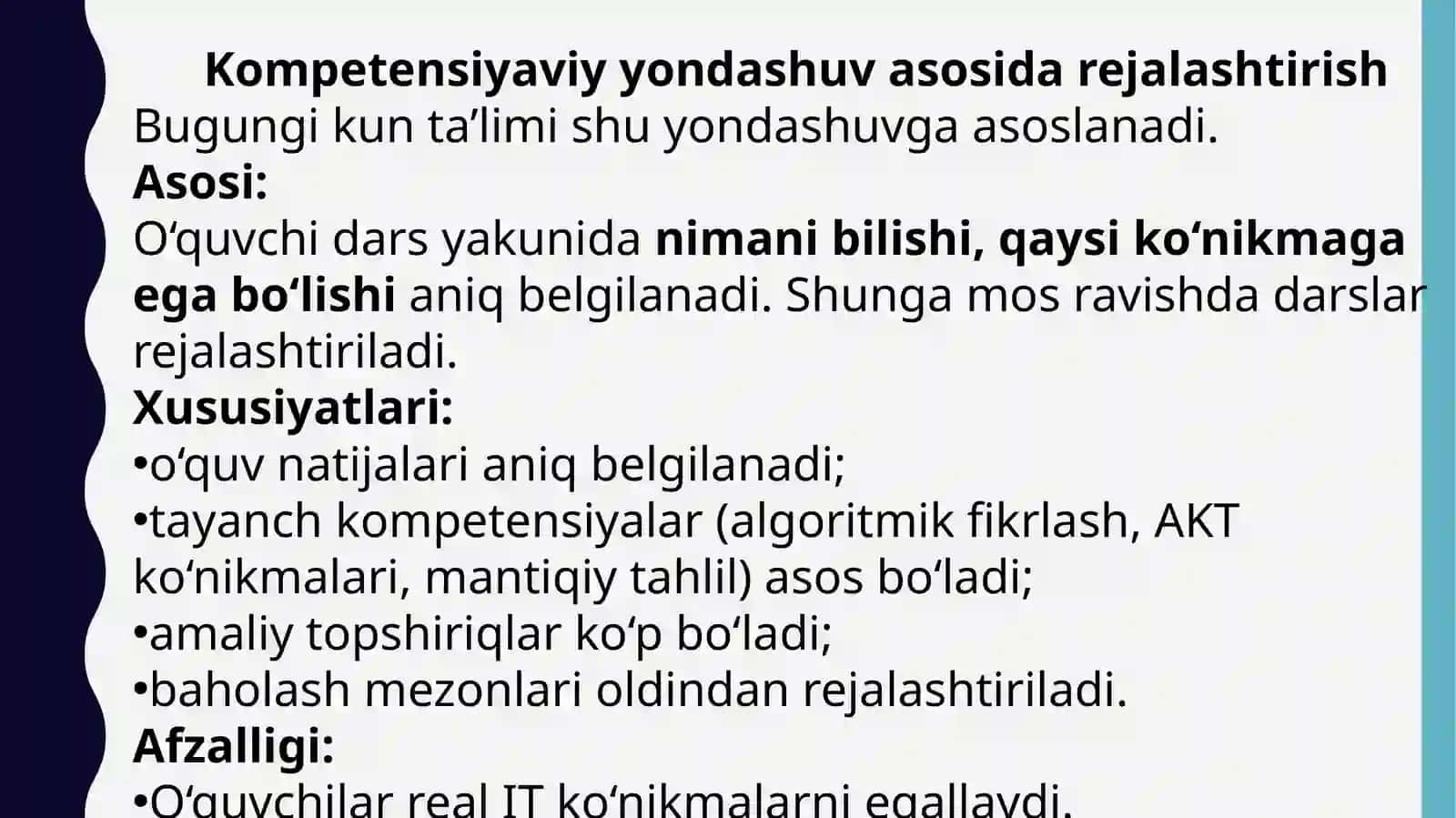 O‘quvjarayonini rejimashtirish 4
