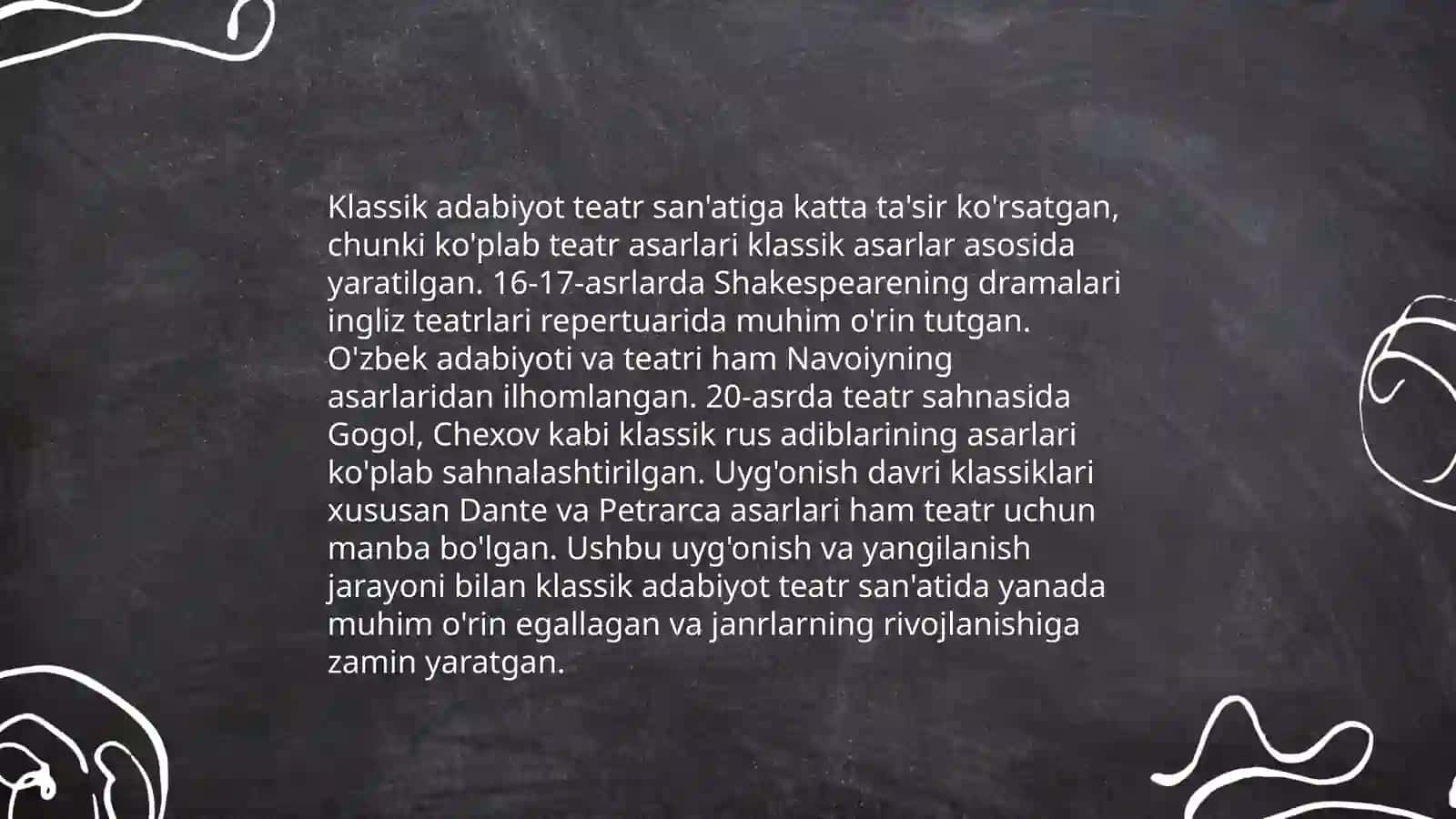 Hozirgi zamon teatrining o'ziga xos jihatlari 4