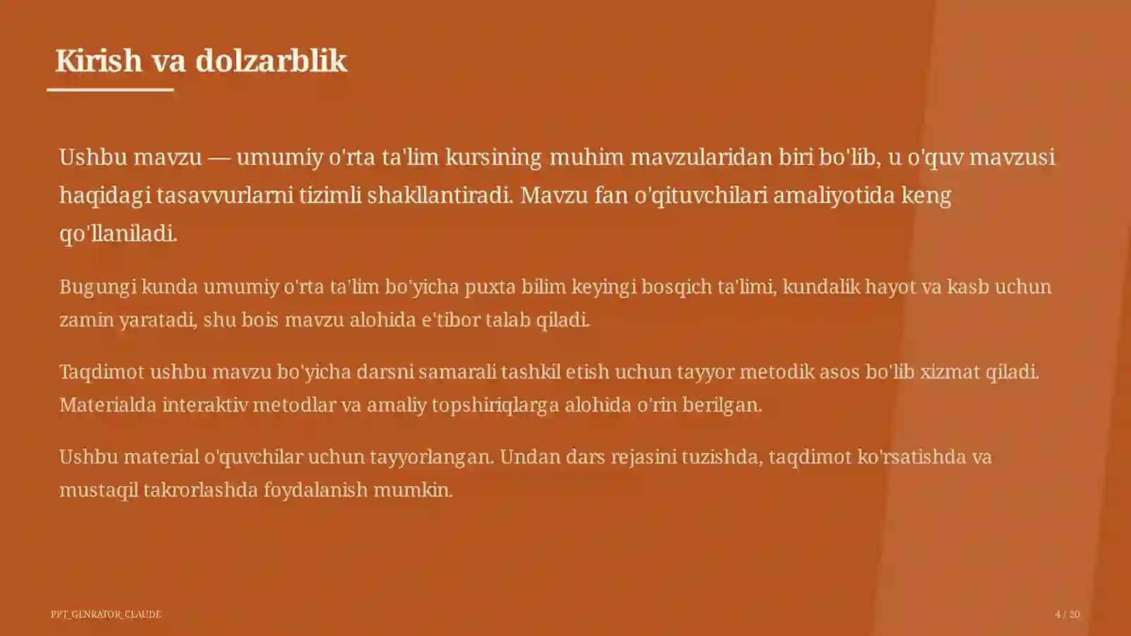 Dolzarb mavzular 4