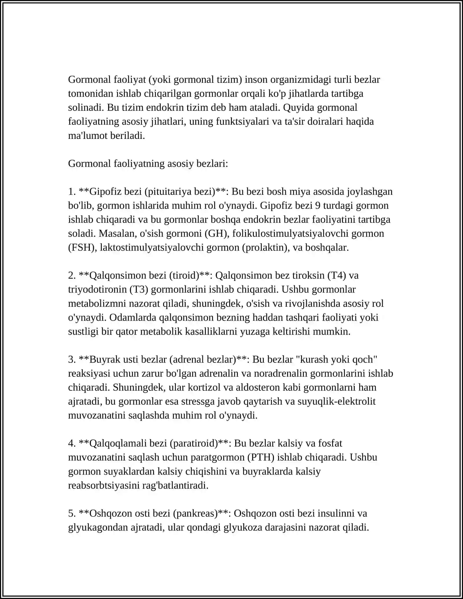 BUYRAK USTI BEZI FIZIOLOGIYASI 4