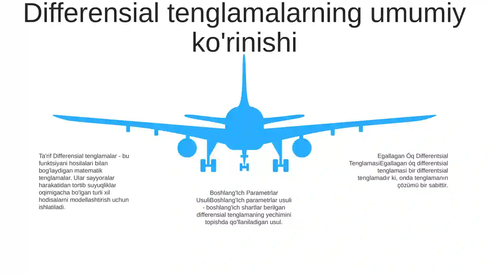 Egallagan Óq Differentsial Tenglamasi 4