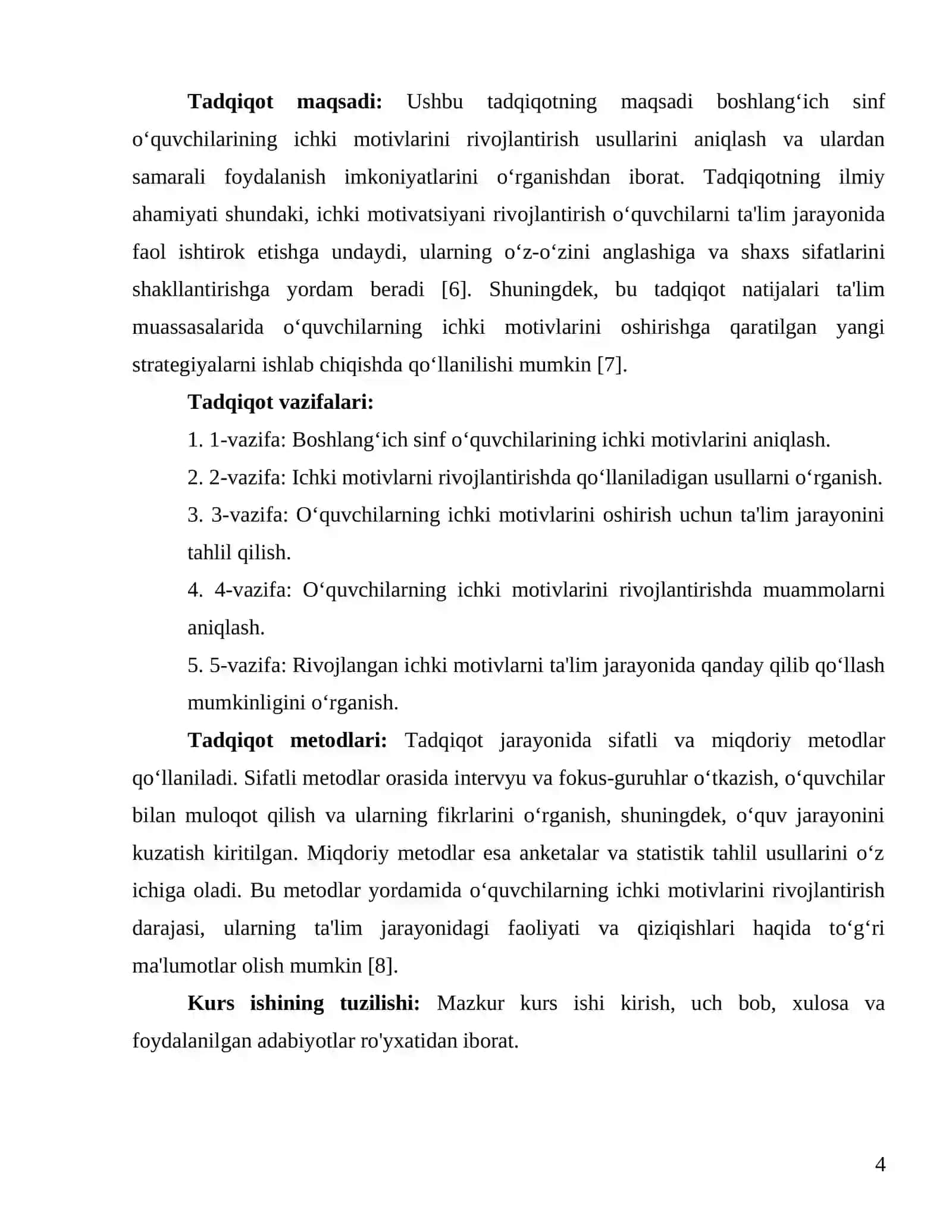 Boshlang‘ich sinfda o‘quvchilarning ichki motivlarini rivojlantirish 4
