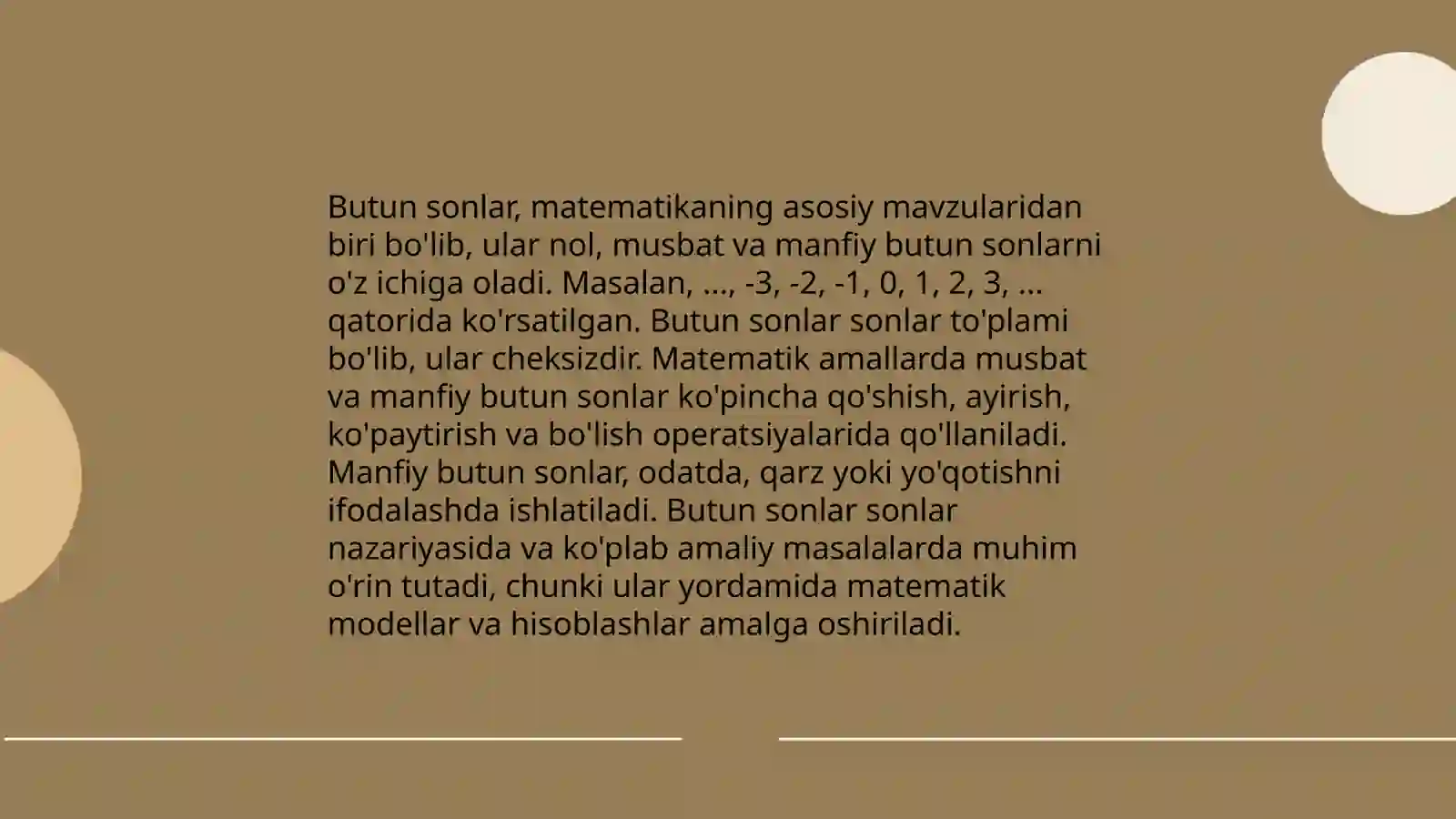 Natural sonlar 4