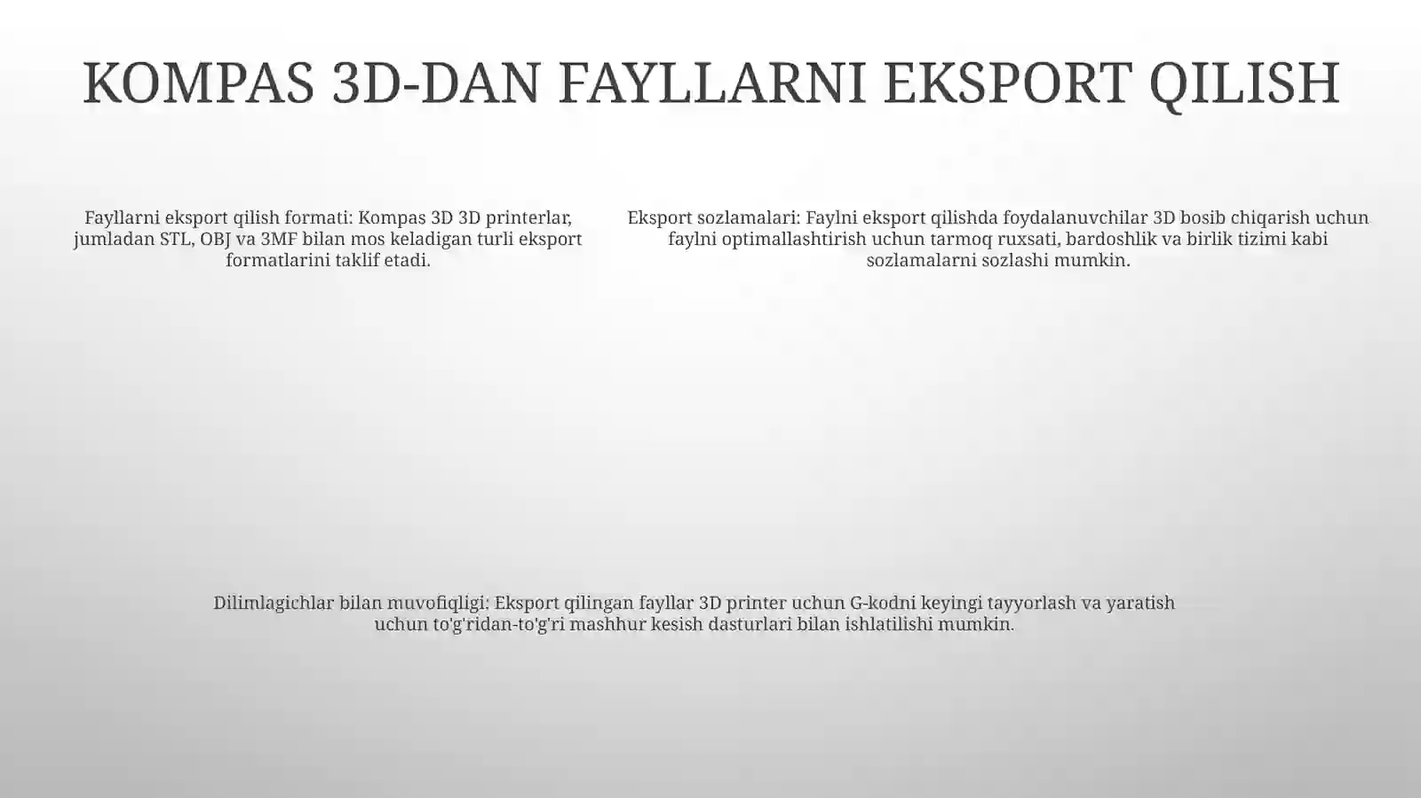 3D-printerda Loyiha Detallari 4