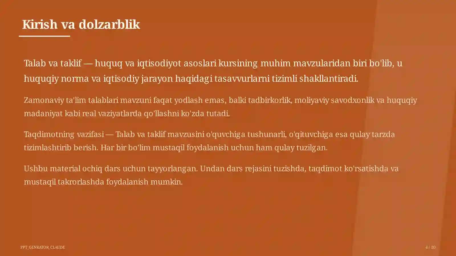 Talab va taklif (9-sinf) 4