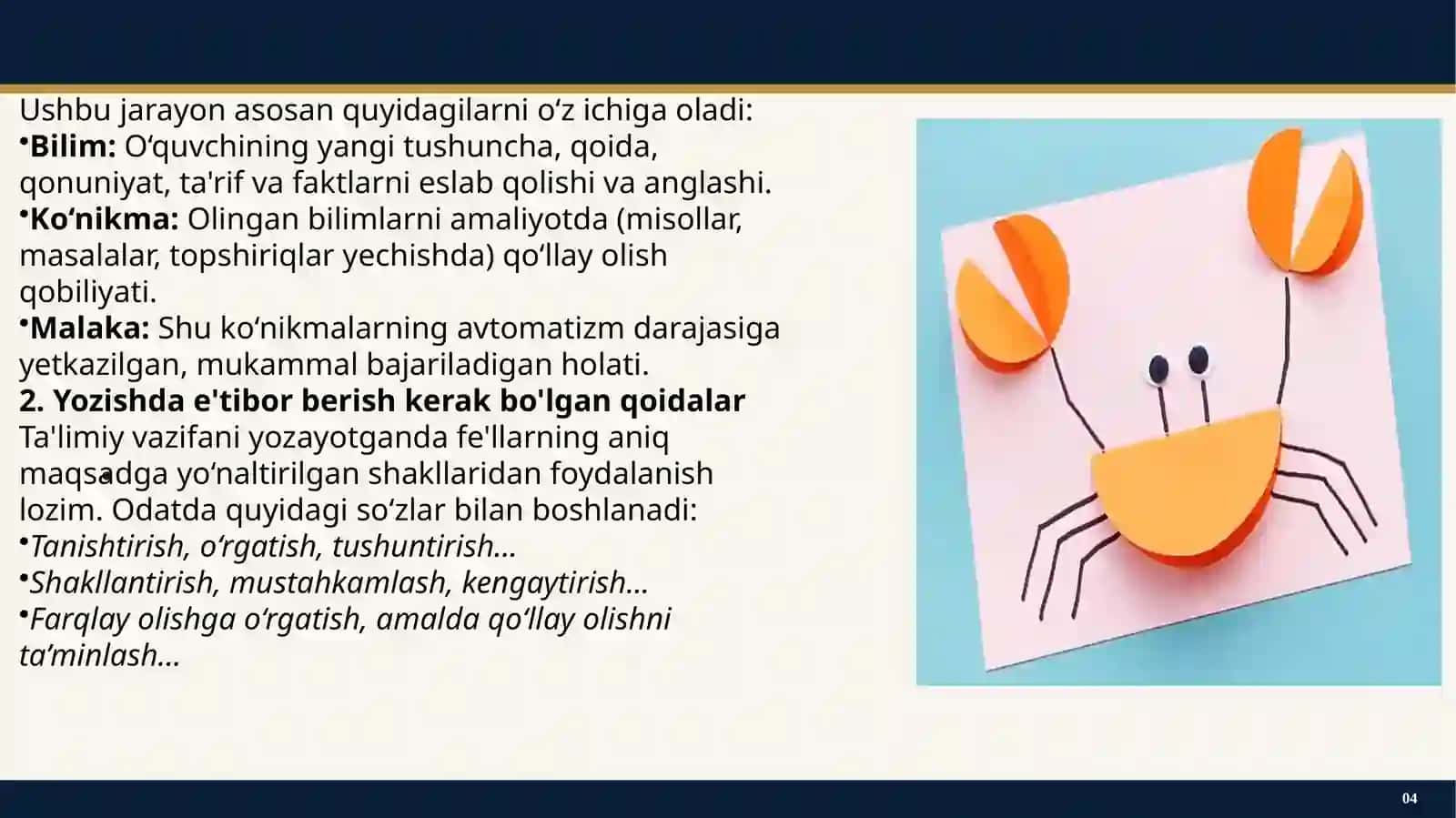 Maktabgacha yoshdagi bolalarni applikatsiya ishlariga o‘rgatish. Applikatsiyaga o‘rgatishning vazifalari 4