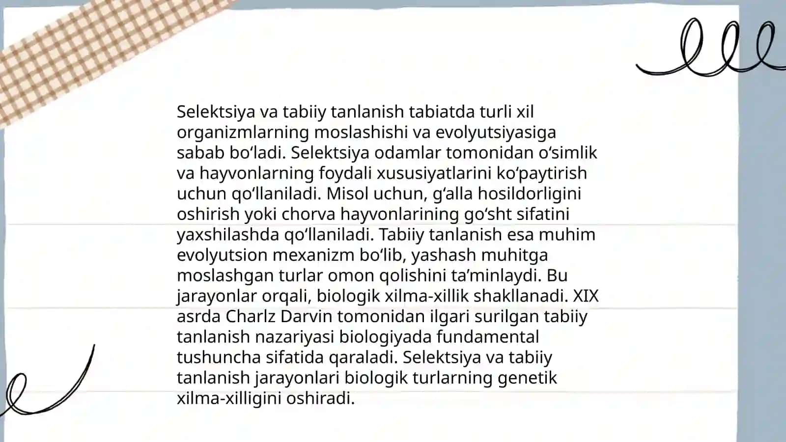 Populyatsiyalarda irsiylanish. Populyatsiyaning genetik dinamikasiga ta'sir etuvchi omillar 4