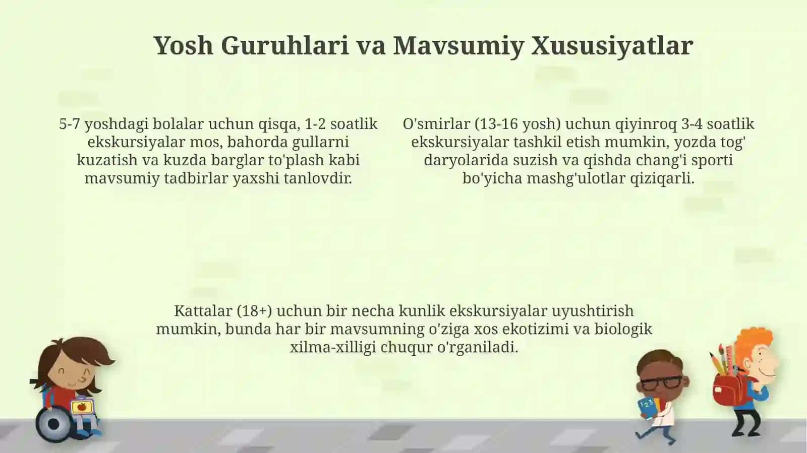 Turlifasllardaturliyoshguruhlaridatabiatgaekskursiyaniloyihalashtirish 4
