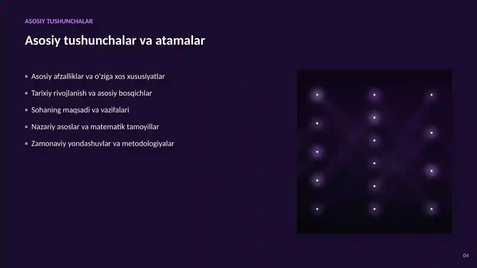 SUN'IY INTELLEKT • SUN'IY INTELLEKT ASOSLARI 4