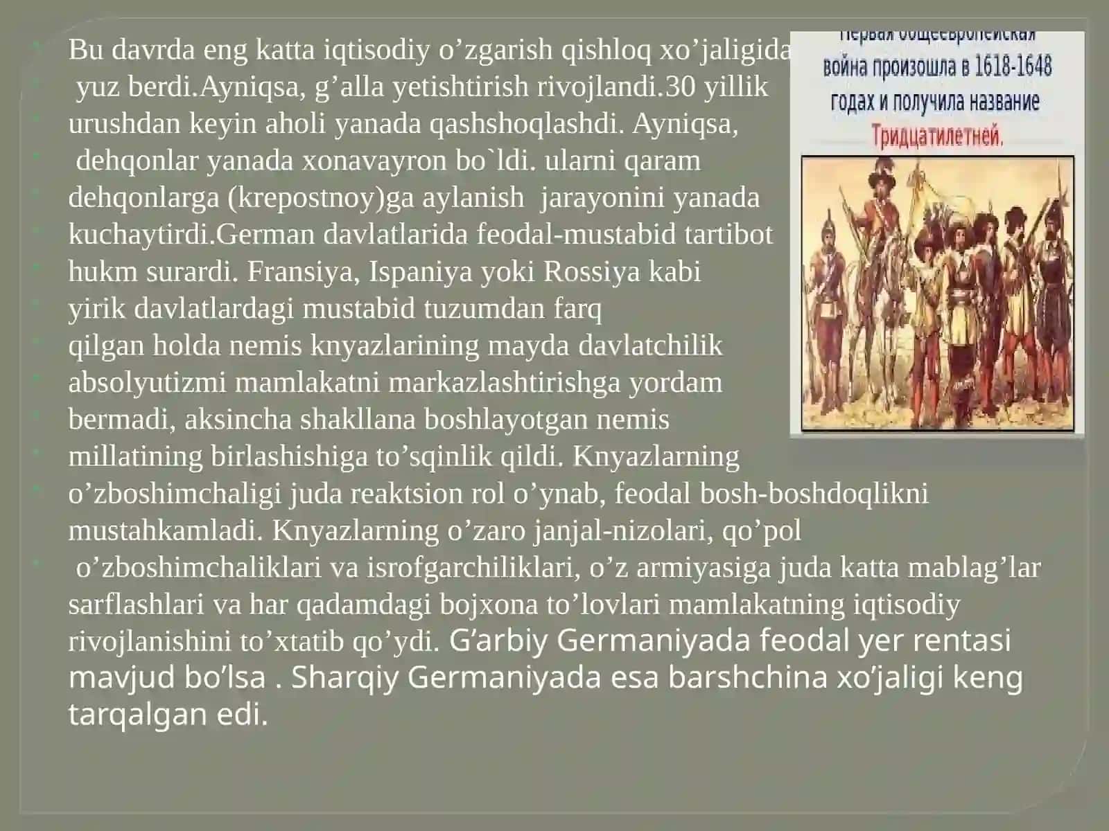 Germaniya XVII asrning ikkinchi yarmi - XX asr boshida 4