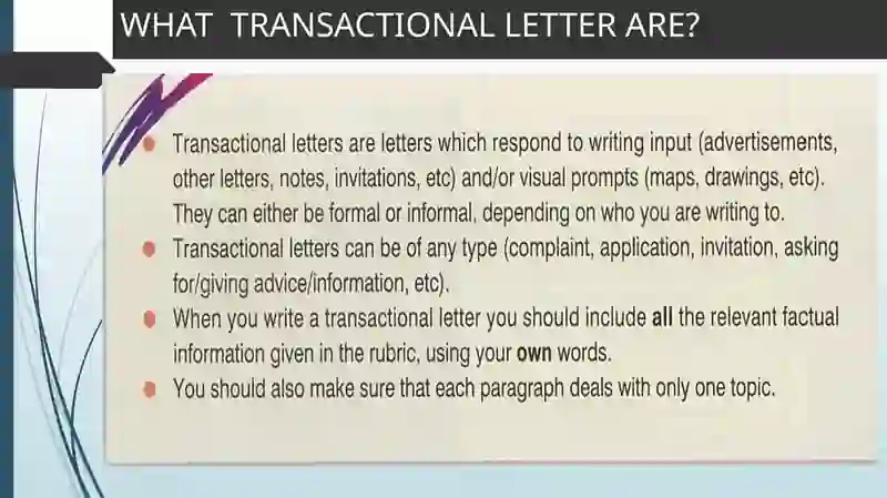 Formal Letter Writing Situations 4