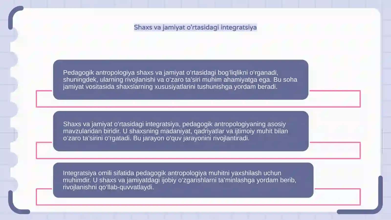 Pedagogik antropologiya shaxs va jamiyat integratsiyasi omili sifatida 4