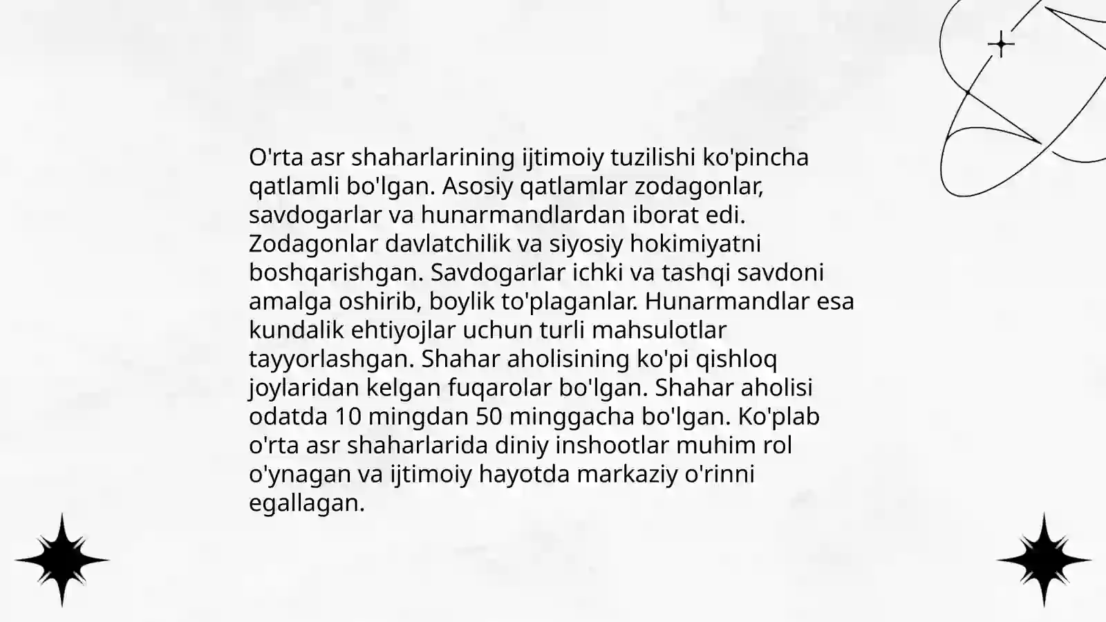 O'rta asr shaharlari tarixi 4