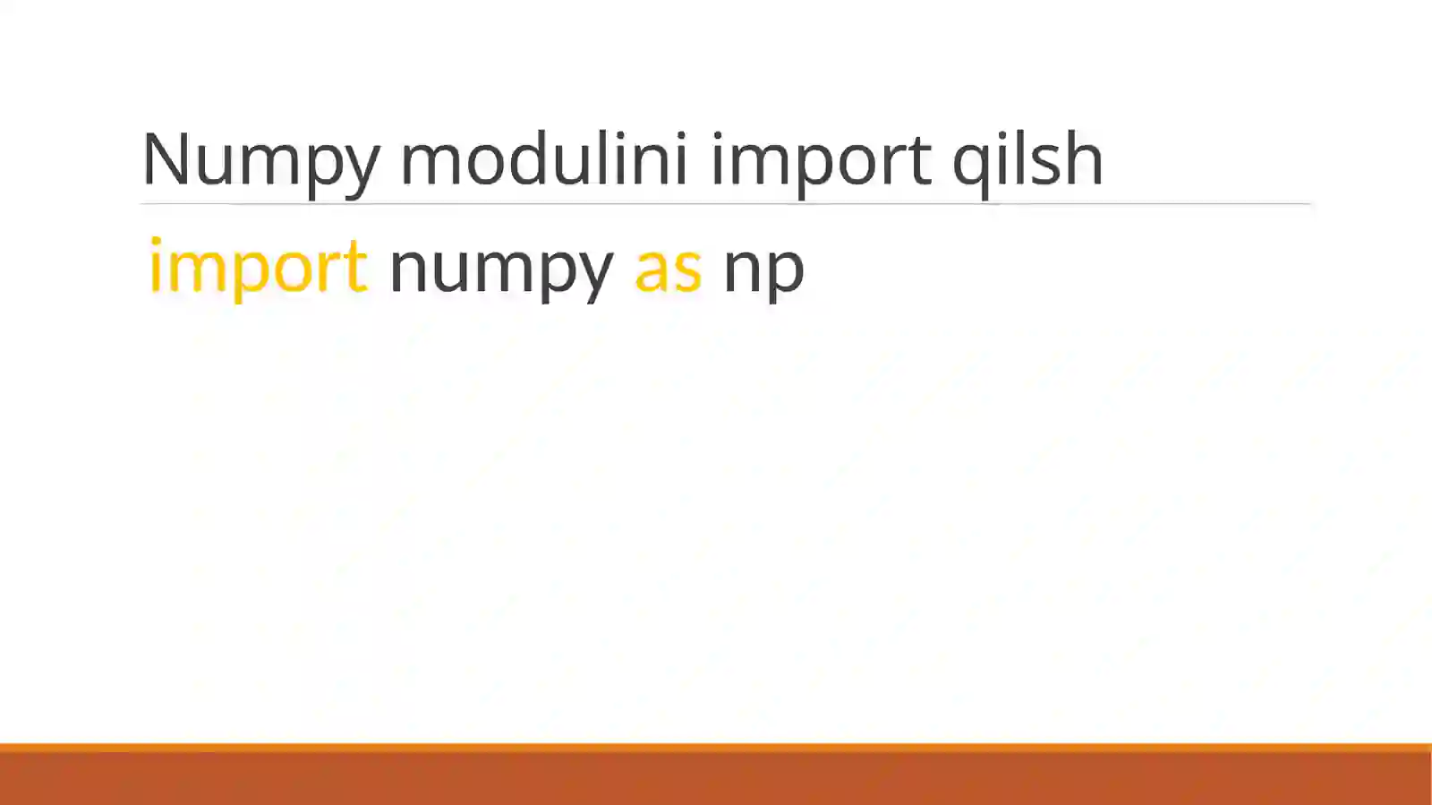 NumPy 4