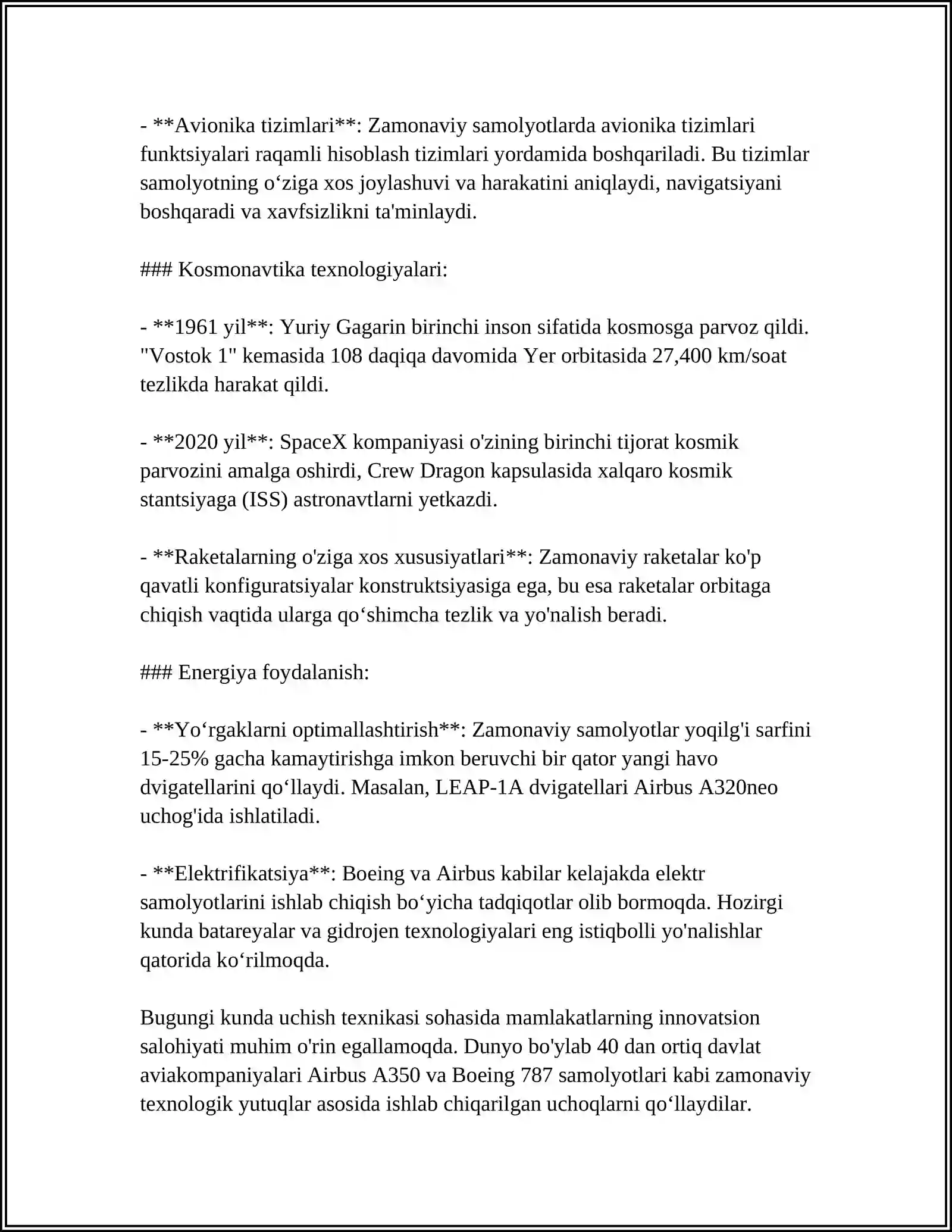 Uchish texnikasi 4