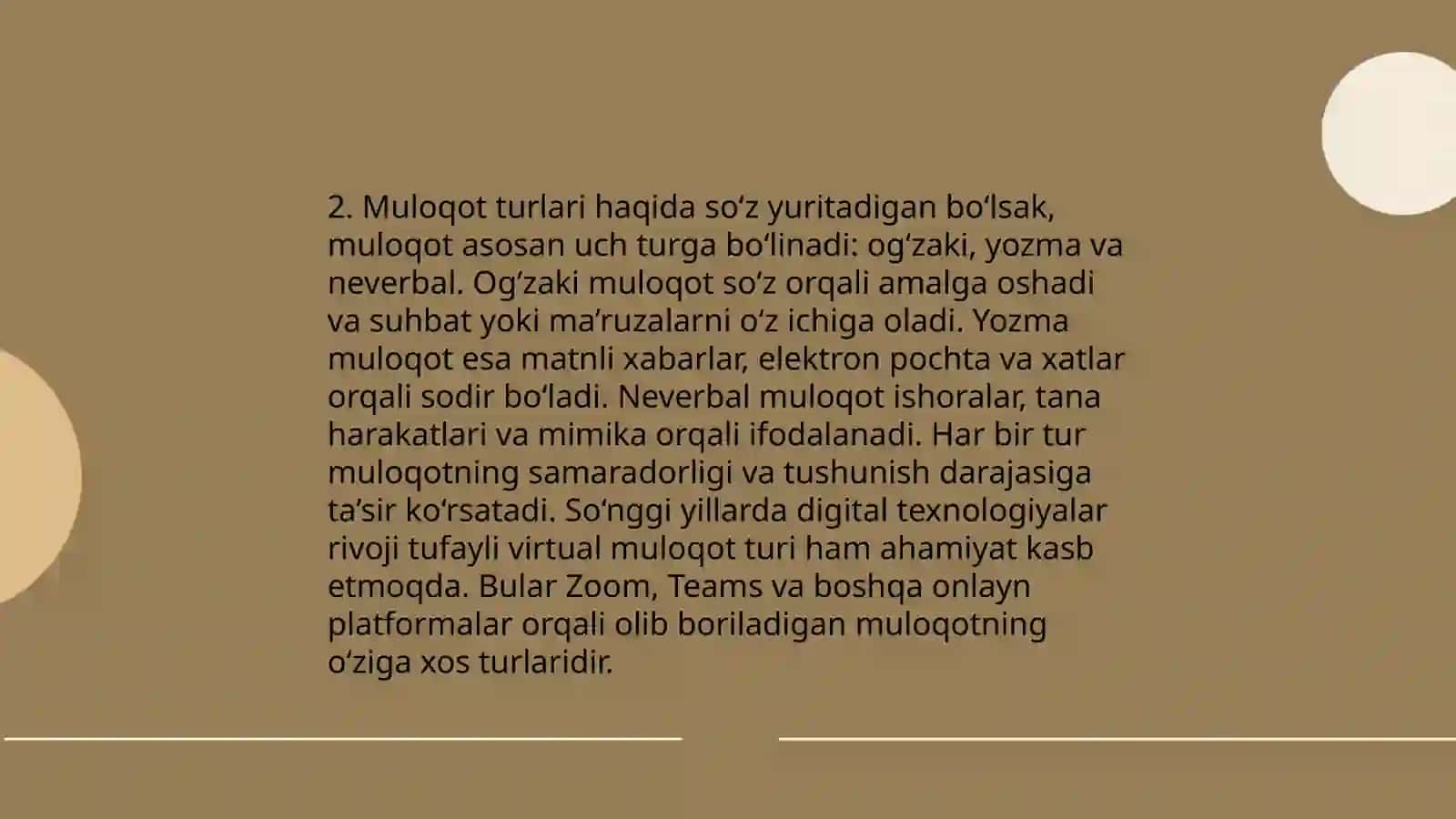 Muloqot haqida tushuncha 4