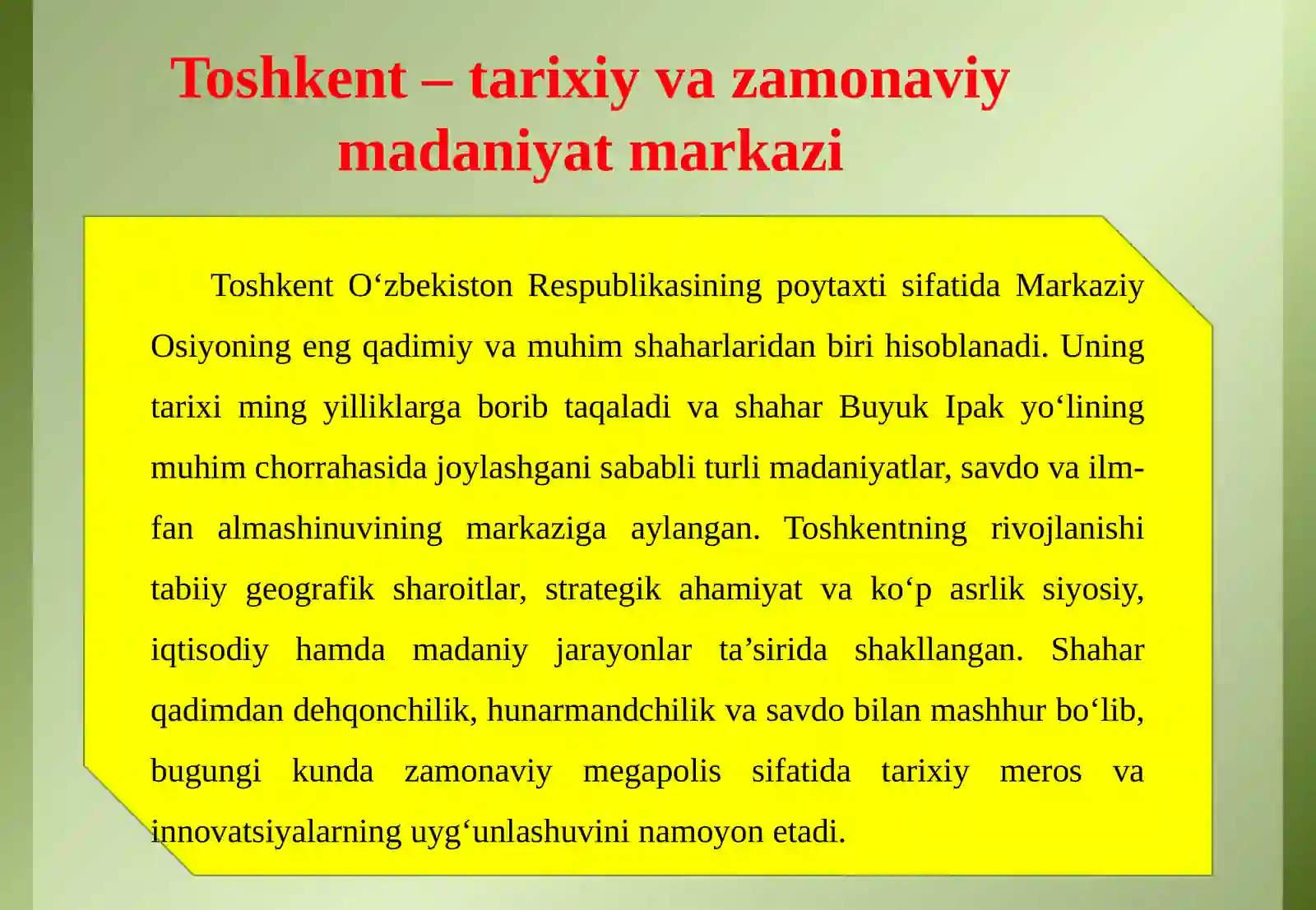 Toshkent san'at obidalari 4