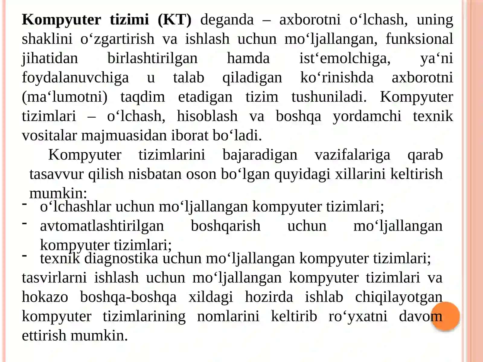 Kompyuter tarmoqlarining evolyutsiyasi.Tarmoq dasturiy ta’minoti 4