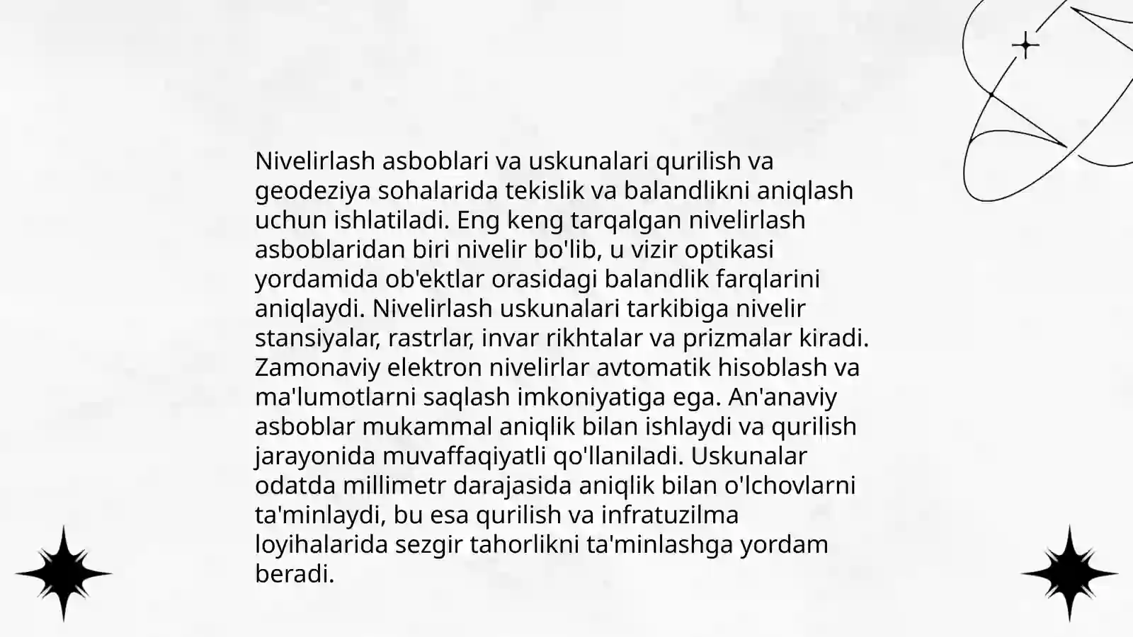 Texnik nivelirlash ishlari 4