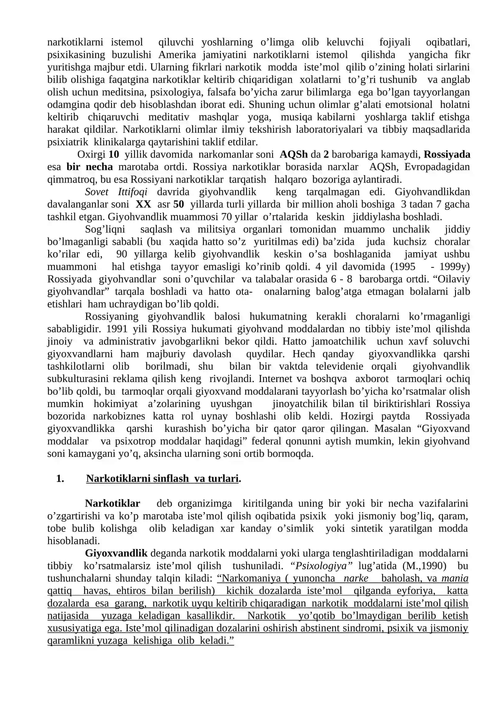 Giyohvandlik ijtimmoiy pedagogikada muammo sifatida 4