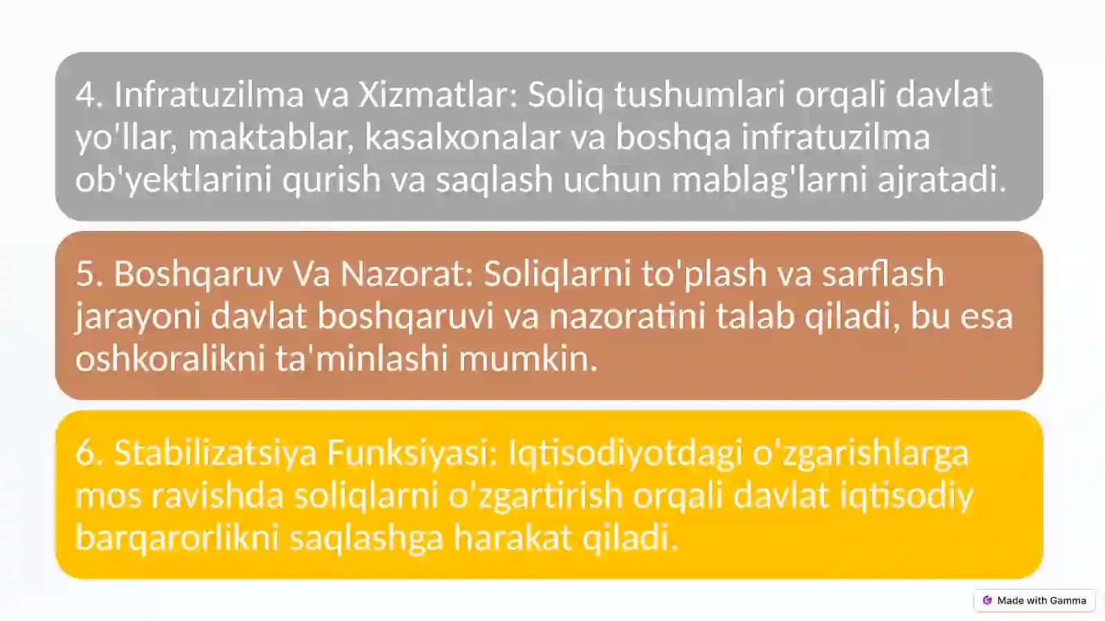 Davlat Budjeti Daromadlarida Soliqlarning Oʻrni 4