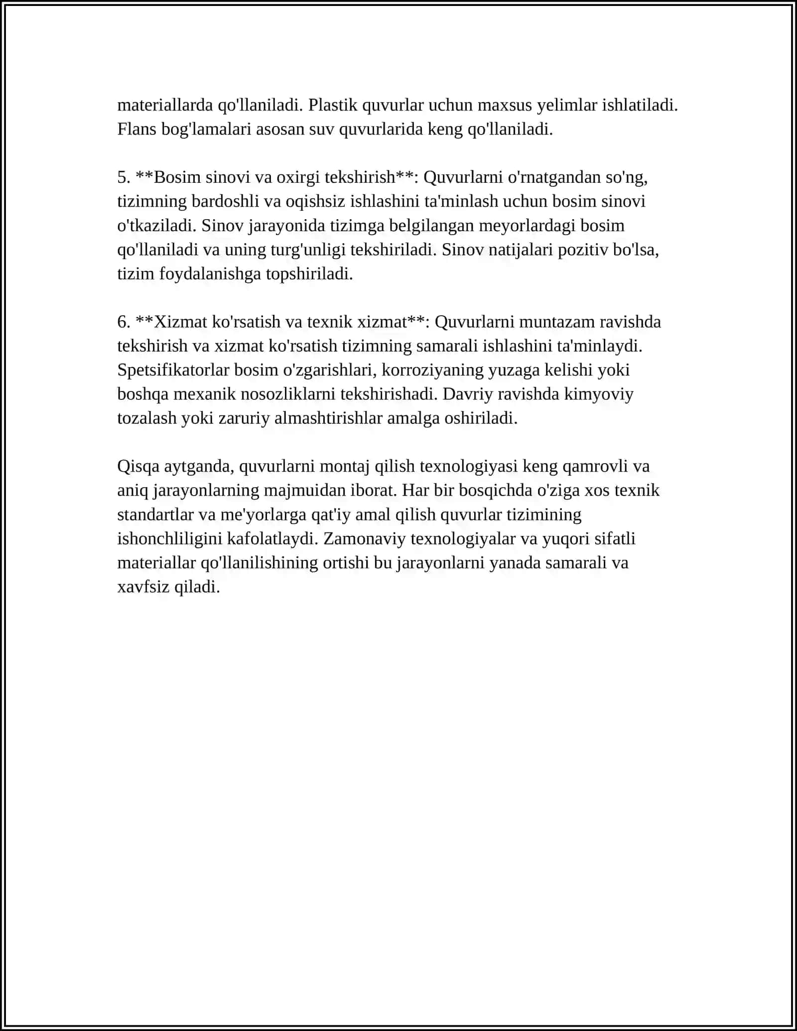 Quduqlarni ishga tushirish texnologiyasi 4