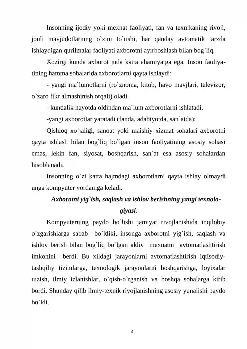 Android mobil operatsion tizimi 4
